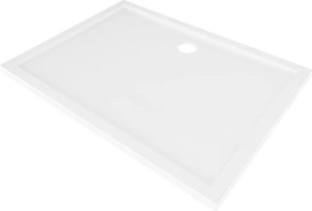Mexen Flow rechthoekige douchebak slim 100 x 75 cm, wit glanzend - 46R107510