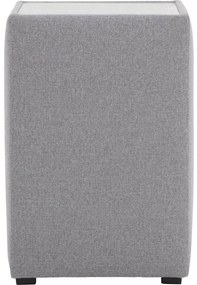 Goossens Hocker Dutch Comfort Line B, Hocker met glasplaat