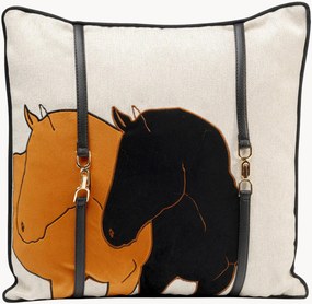 Fluwelen kussen Horse Date