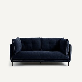 2-zits bank, chenille fluweel, Botero