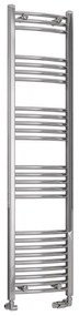 Eastbrook Wendover gebogen verticale radiator 160x40cm Chroom 399 watt