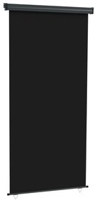 vidaXL Balkonscherm 117x250 cm zwart