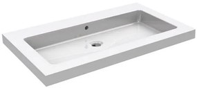 Mueller Single flat meubelwasbak 80x46cm zonder kraangat