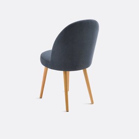 Stoel in ribfluweel, Inès