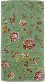 Handdoek Secret Garden van velours en handdoekkatoen