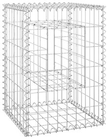 vidaXL Gabion paal 40x40x60 cm ijzer