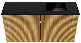 Mondiaz Joya 80cm toiletmeubel oak met wastafel faye rechts 1 kraangat urban