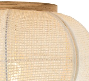 Oosterse plafondlamp naturel - RobOosters E27 Scandinavisch Bohemian rond Binnenverlichting Lamp