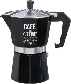 Secret de Gourmet Percolator Espresso Maker - Zwart - 6 Kopjes - 300ml