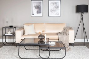 Jörn 3-Zitsbank - Annicka - Beige - Fluweel - Jörn