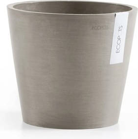 Ecopots bloempot Amsterdam 20 - Rond - Taupe - Diameter 20 x H17,1 cm