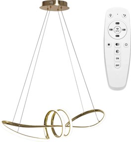 Moderne LED plafondlamp PILOT APP824-CP Goud