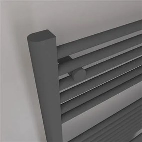 Eastbrook Biava multirail handdoekradiator 60x70cm 438W antraciet