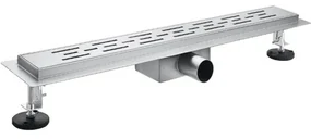Adema Ralo douchegoot - 90cm - rooster - vloerflens - RVS YZ-A60-Basic-drain
