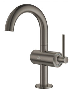 Grohe Atrio Spa wastafelkraan M-size hard graphite geborsteld