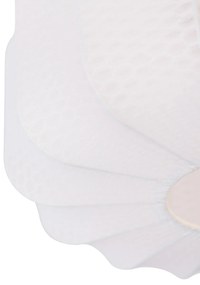 Stoffen Japandi plafondlamp wit 40cm - MadleineJapandi E27 Scandinavisch rond Binnenverlichting Lamp