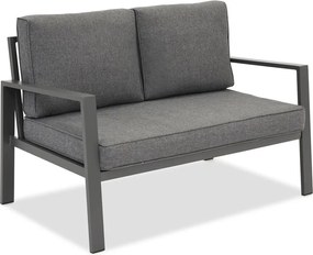 Zakintos Apetito 5 aluminium set met banken antraciet Garden Point