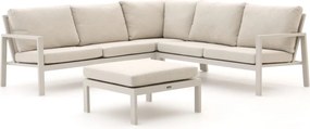 Hoek loungeset Manifesto | 5 personen | Loungeset Beige | Hoekbank Aluminium | 246x246cm | Kees Smit Tuinmeubelen