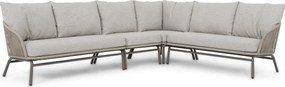 Hoek loungeset 6 personen Rope Taupe  Coco Livo