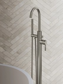 Saniclear Exclusive Stripes vrijstaande badkraan RVS