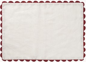 Handgemaakt placemat Willow van linnen