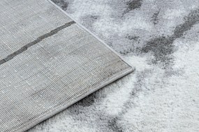 Tapijt modern COZY Lina, geometrisch , marmer - Structureel,  twee poolhoogte , grijs