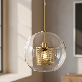 Hanglamp goud loft APP555-1CP 25cm