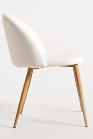 Set 4 Vint Kunstlederen Stoelen