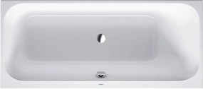 Duravit Happy D 2 inbouwbad met ligzijde rechts 170x75cm glans wit acryl