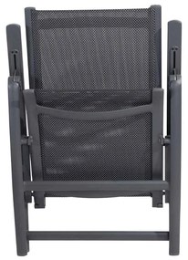 4 Seasons Cadiz tuinstoel verstelbaar - matt carbon