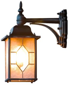 KONSTSMIDE Wandlamp Milano onder zwart en zilverkleurig