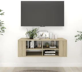 vidaXL Tv-wandmeubel 102x35x35 cm spaanplaat sonoma eikenkleurig