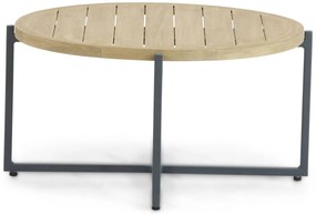Stoel en Bank Loungeset 5 personen Aluminium/Teak Grijs  Apple Bee Condor