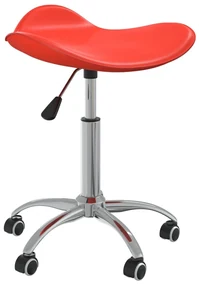 vidaXL Salonkruk kunstleer rood