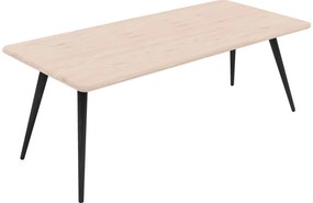 Goossens Eettafel Bjarte, Rechthoekig 220 x 100 cm