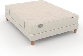 Set van lattenbodem en matras met 651 veren, middelstevige ondersteuning, omhullend ligcomfort