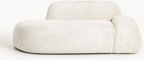 Teddy bouclé bank Wolke (2-zits) met chaise longue