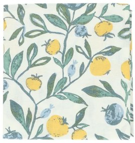Theedoek, bio-katoen, zomerfruit 50 x 70 cm
