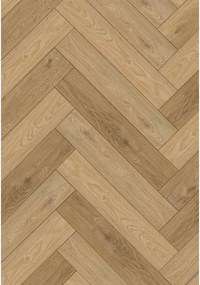 Mexen Sunset Hills vinylpanelen visgraat 635 x 127 mm SPC 6,5 mm, onderlaag 1,5 mm, 4 V-groef, Eik - F1170-0635-127-505-4V1-01