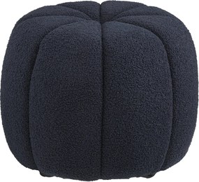 Paisley Poef Bouclé - Navy