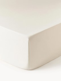 Katoensatijnen hoeslaken Premium