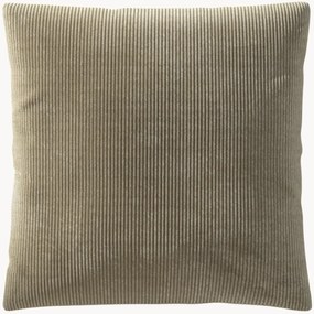Grote corduroy bankkussen Vetsak, 60 x 60 cm