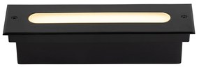 Buitenlamp Moderne grondspot zwart 30 cm incl. LED IP65 - Eline Modern IP65 Buitenverlichting
