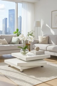 Witte Move salontafel met drie planken