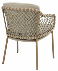 4 Seasons Outdoor Martinique tuinset met Estate tafel 240 cm Tuinstoel   beige weerbestendig