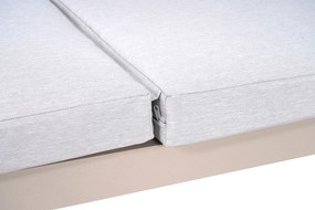 Lifestyle Garden Furniture Massimo Ligbed Met Kussen Loft/soft Grey Aluminium Taupe