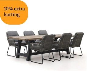 + 10% kassakorting | Diningset Intenso | 6 personen | Tuinset teakhout | 7-delig | Kees Smit Tuinmeubelen