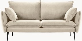 Fluwelen bank Elio (2-zits), B 158 cm