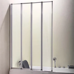 Eastbrook Volente badwand met vouwpanelen 100x140cm chroom