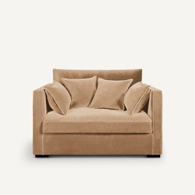 2-zitsbank in stonewashed fluweel, Néo Kinkajou